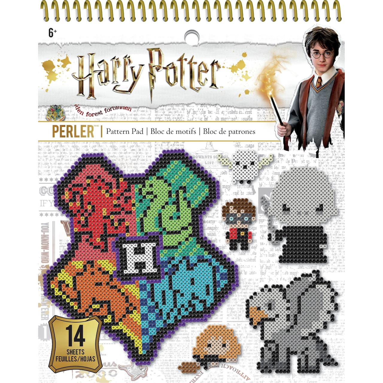 Perler™ Harry Potter™ Fused Bead Pattern Pad, 14 sheets